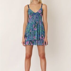 Blackmilk I spy with my little iris sheer tier dress
